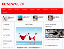 Tablet Screenshot of fitneszguru.com